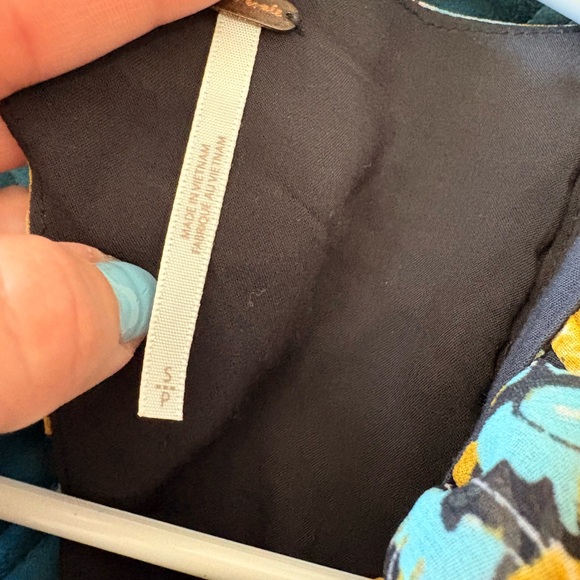 Free People Floral Blouse - Yellow and Pink - Picture 4 of 4